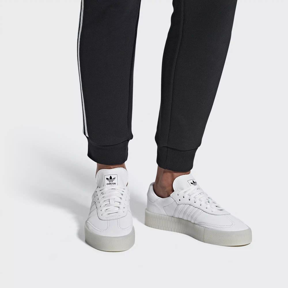 Adidas Samba Rose Tenis Blancos Para Mujer (MX-67204)